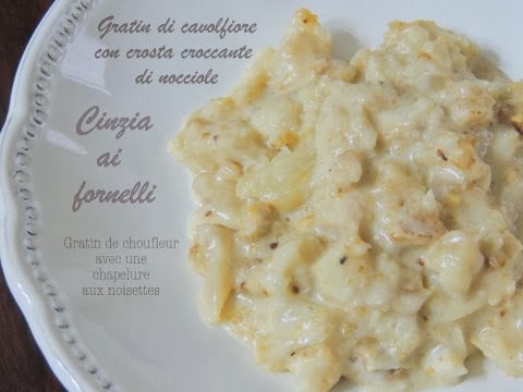 Gratin di cavolfiore con crosta di nocciole 