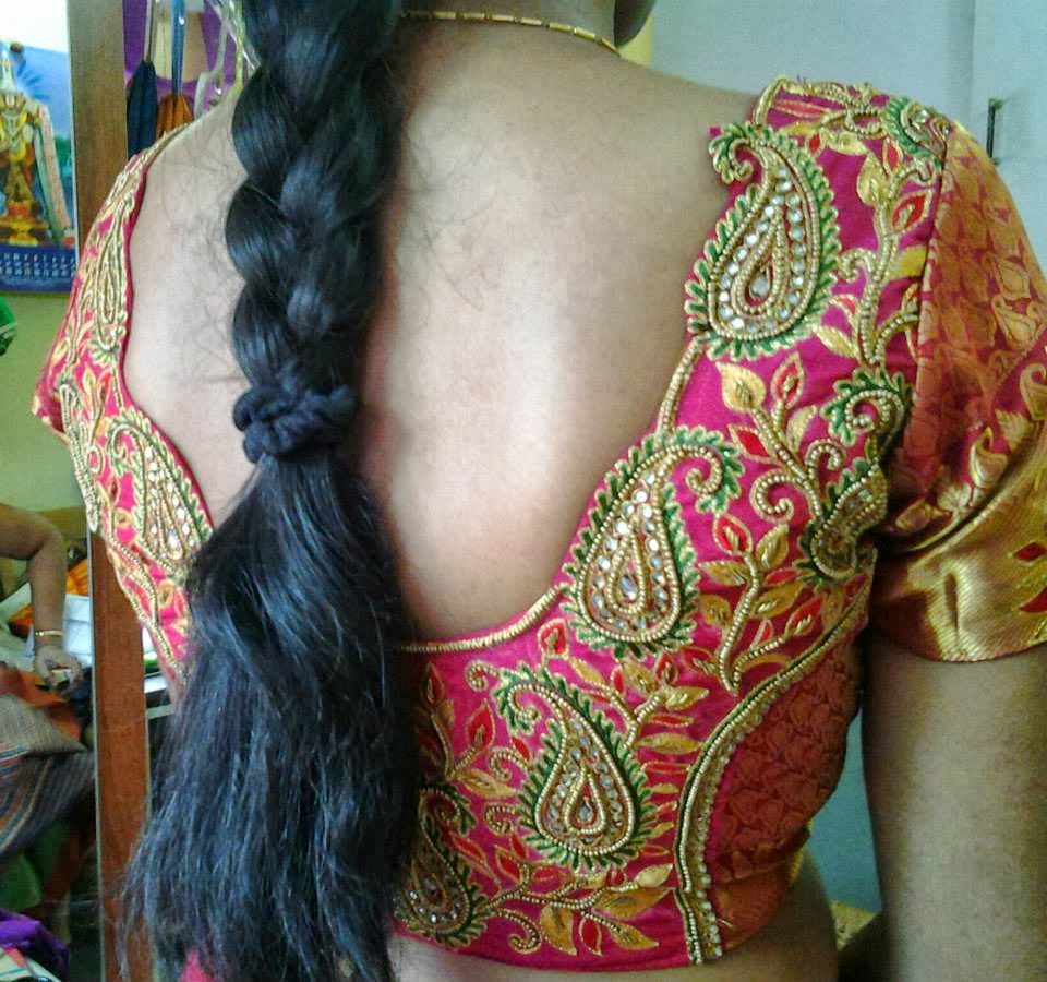 Indian blouse back neck designs catalogue – Pattu Saree Blouse ...
