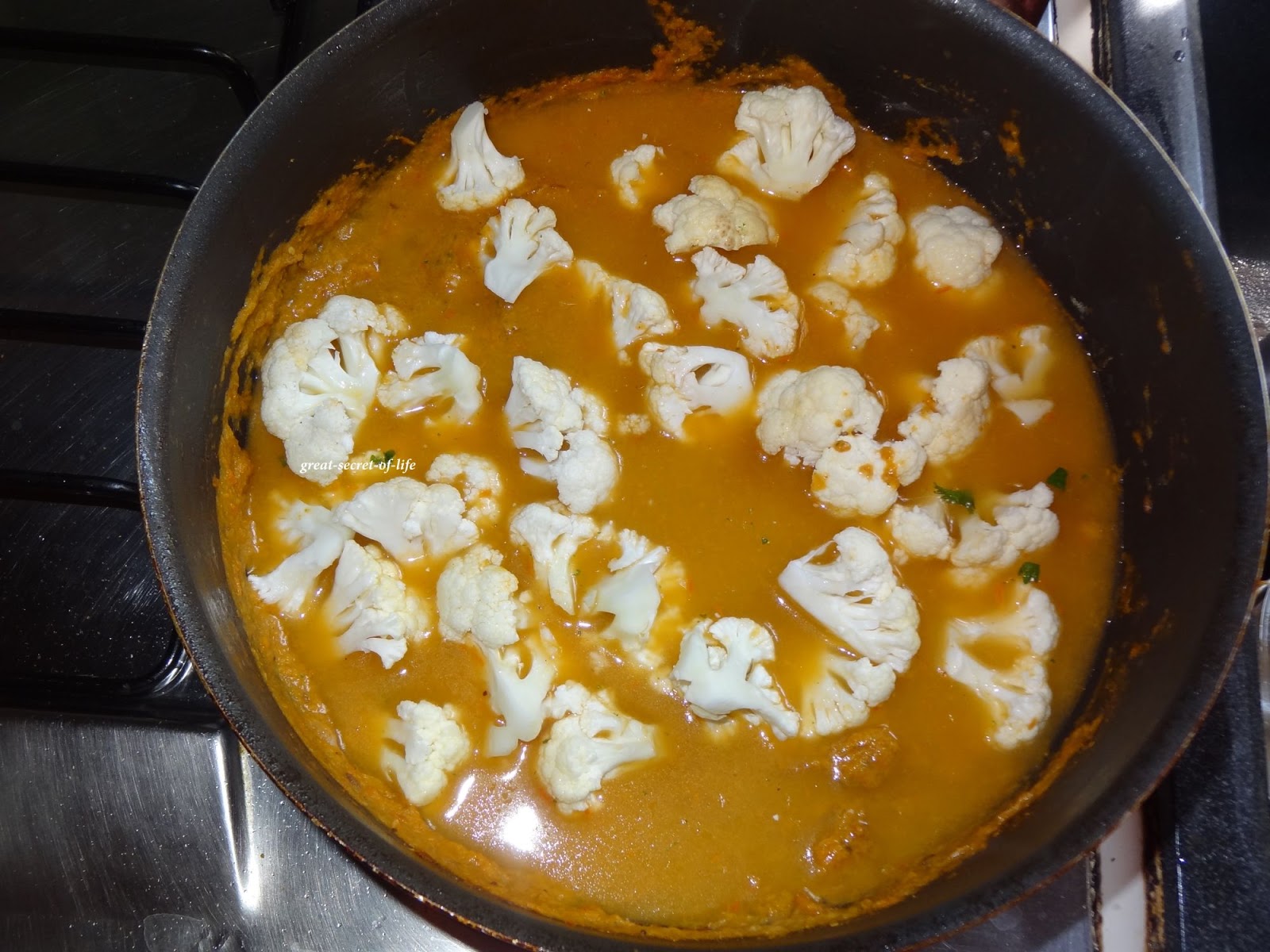 Cauliflower and peas rice Greatsecretoflife