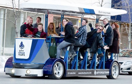 pedal powered bar