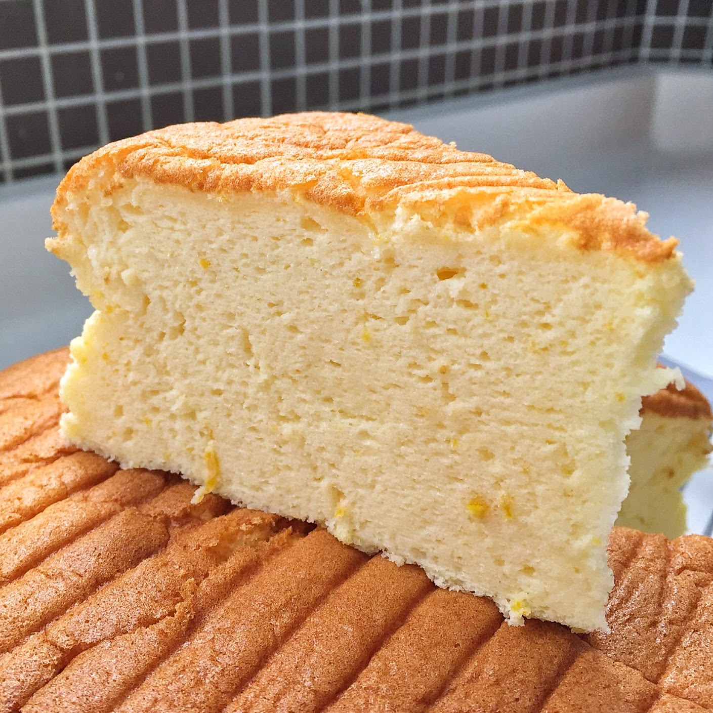 pepsakoy Orange Yogurt Souffle' cake