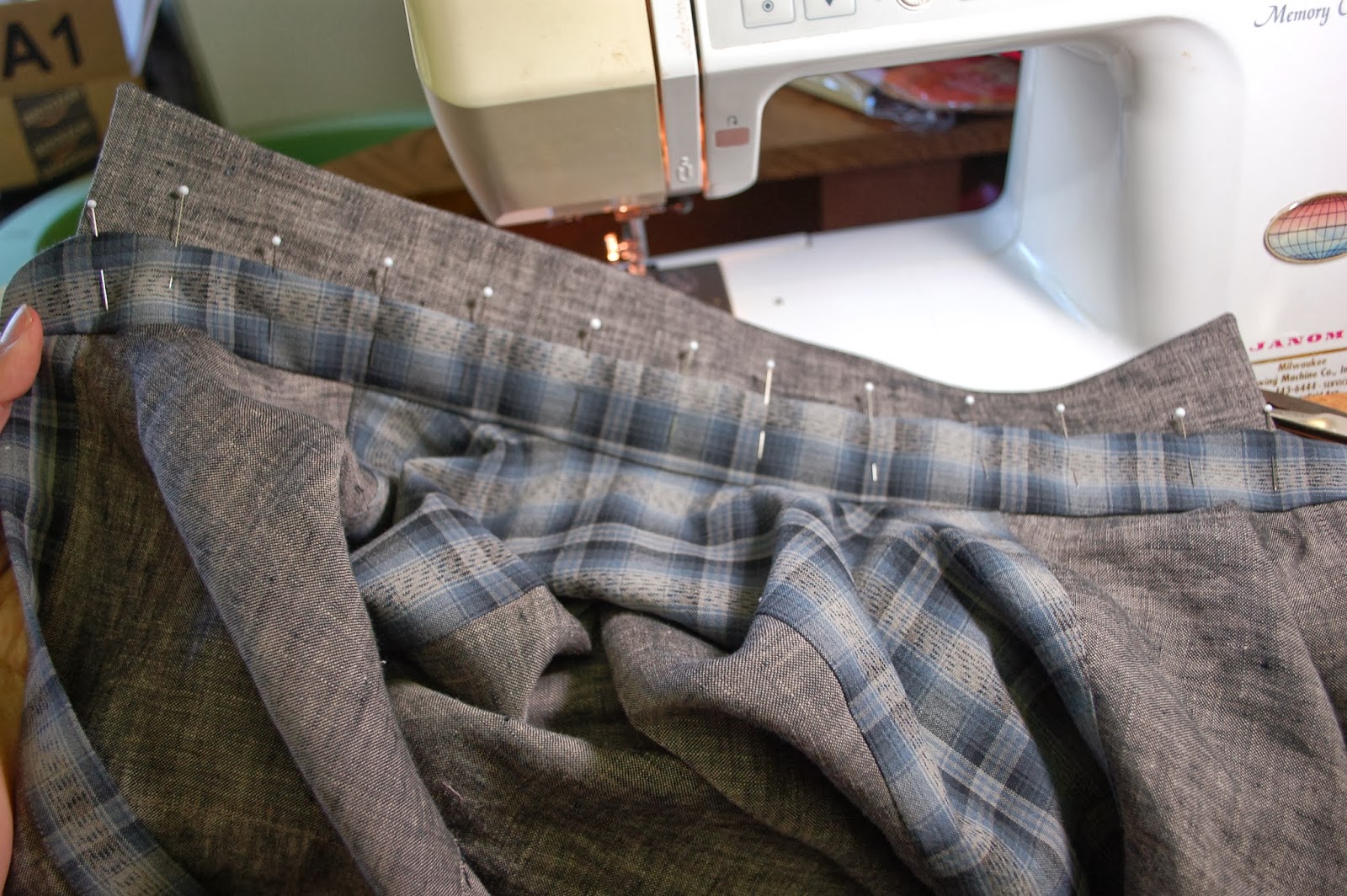 Whatever is on my mind today How I construct a collar with a collar stand