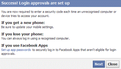 Amankan Akun Facebook Dengan "Login Approvals"
