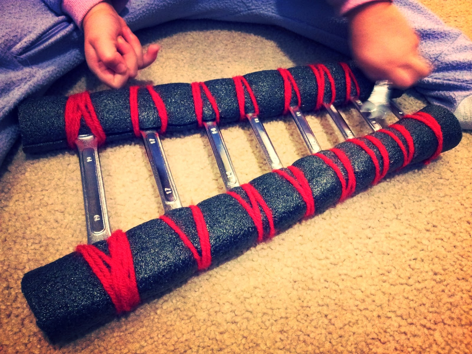 De tout et de rien Activités pour le Préscolaire DIY wrench xylophone