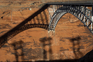 The Glen Canyon Dam at Lake Powell in Arizona.