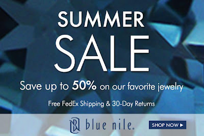 blue nile 50 percent off sale on jewelry