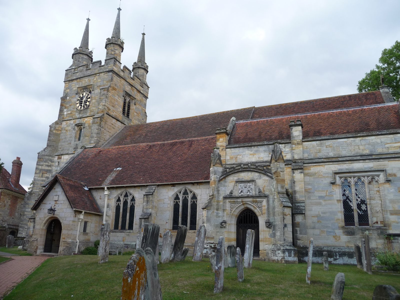 Nye Family of Kent St. Mary's Churchyard in Leigh, Kent, England