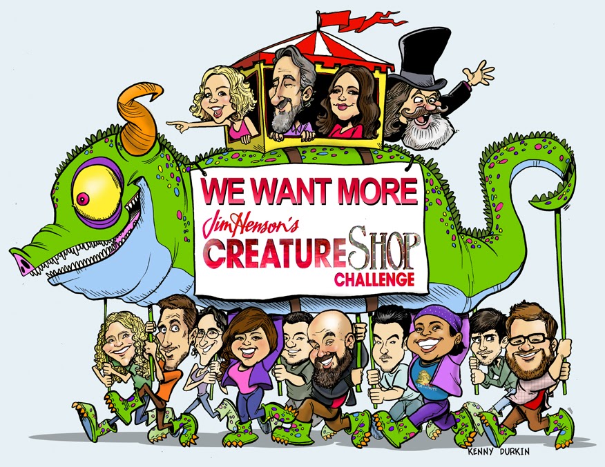 DURKINWORKS We want MORE Jim Henson's Creature Shop Challenge!