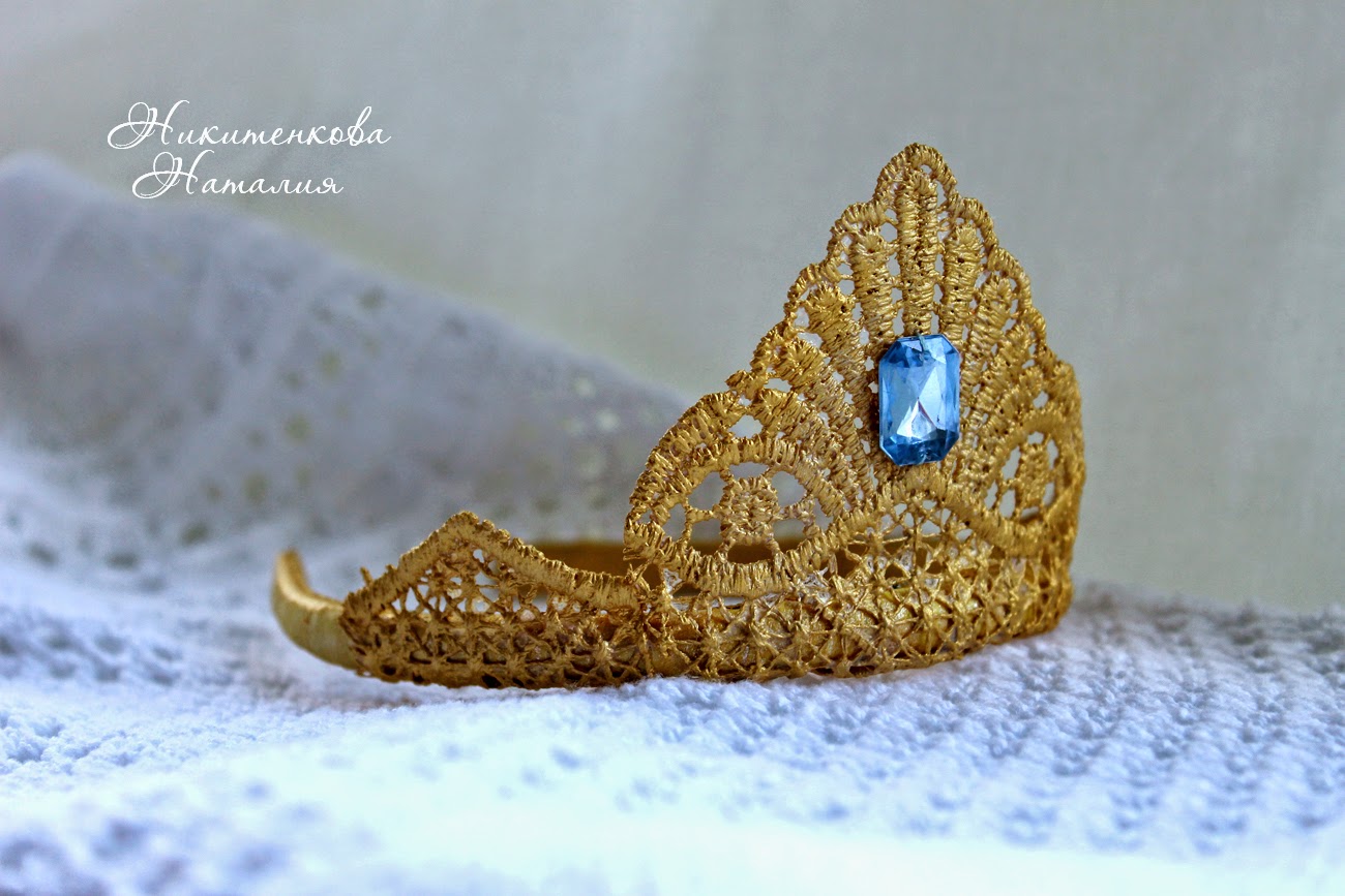 Корона для девочки корона, Эльза, Холодное сердце, корона из кружева