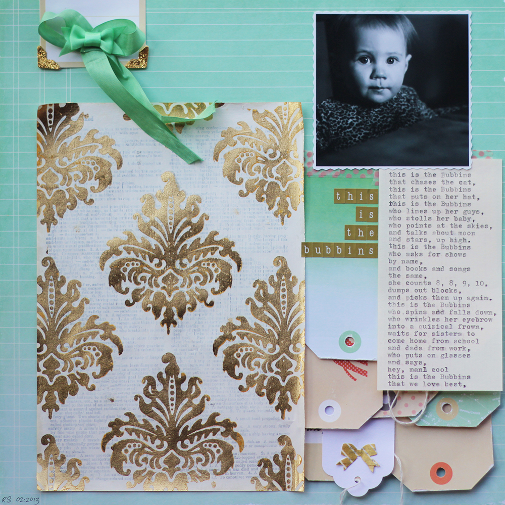 Trending Gold Part 2 How to Gold Foil Scrapbook Update