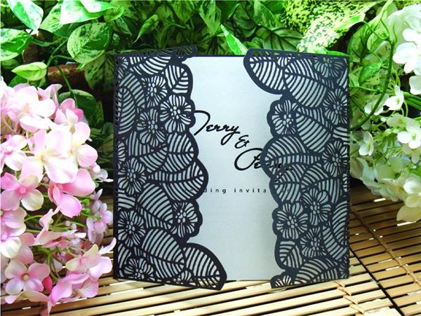 Kad Kahwin Vvip Laser Cutting Wedding Card