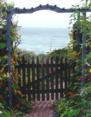 Carmel garden by the sea