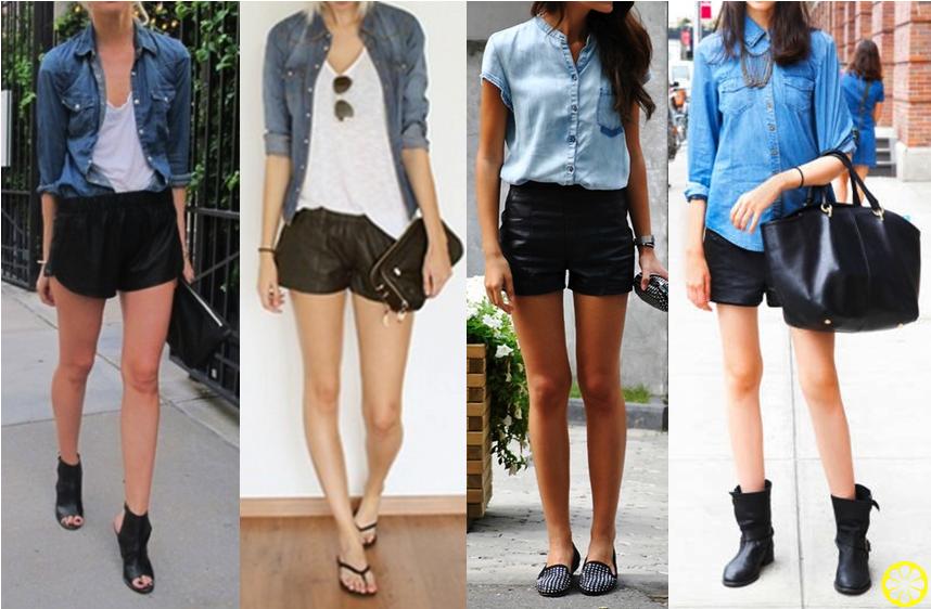 jaqueta jeans com short