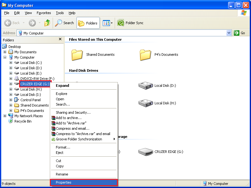 Disable Folder Synchronization Windows Xp