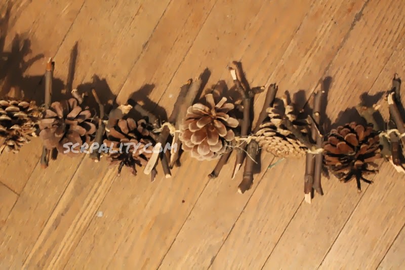 Pine Cone Garland