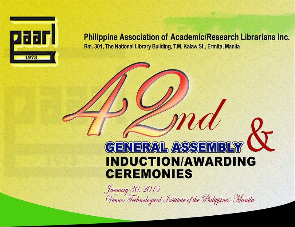 PLAI Southern Tagalog Region Librarians Council 42nd PAARL General