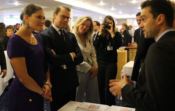 Prince Daniel attended the French-Swedish Business Forum at the Grand Hôtel 