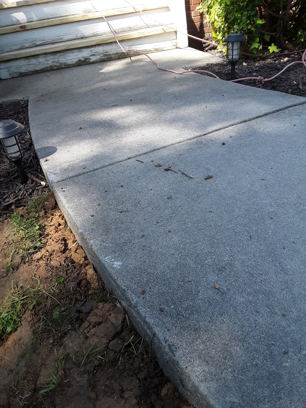 sidewalk repair after