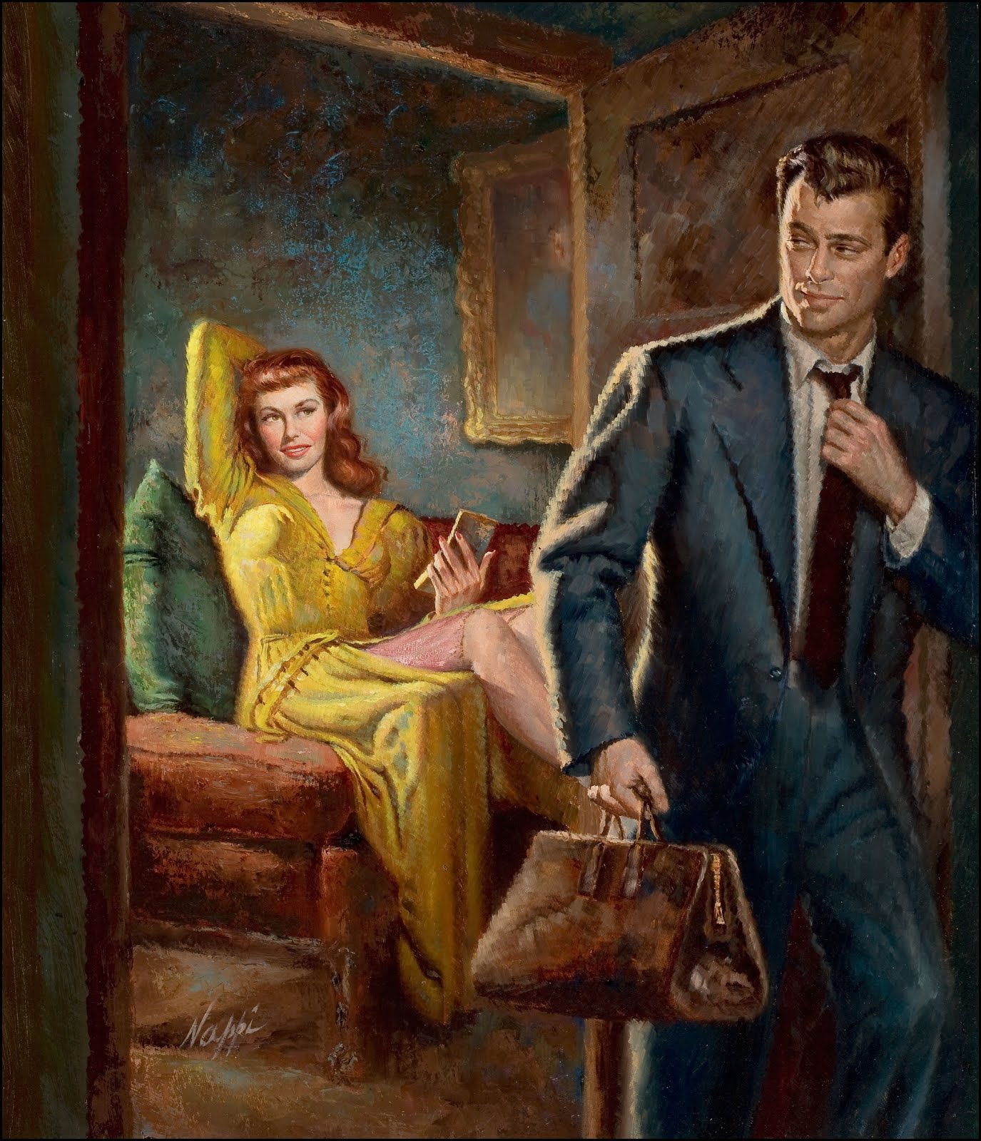 Femdom oil paintings images 808