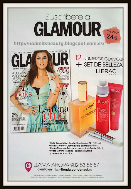 Regalo por suscripción - Revista Glamour Enero 2014