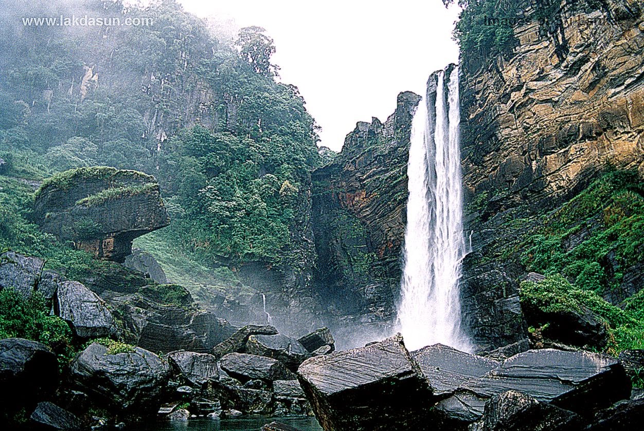 Bambarakanda falls details in english image