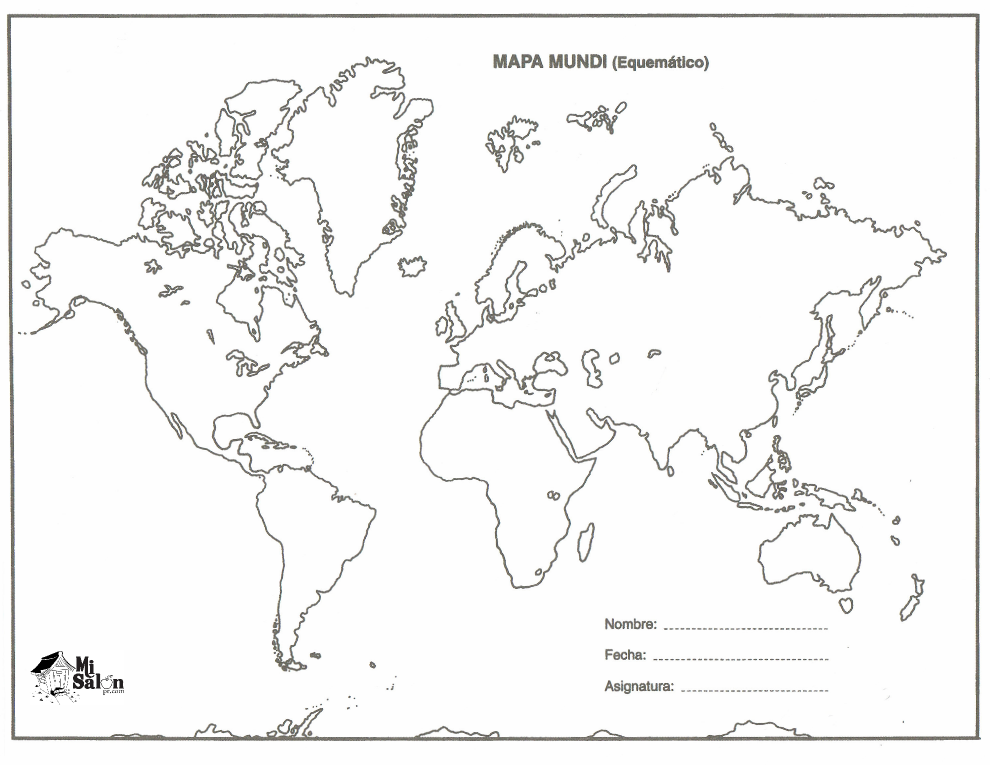 Mapa Esquematico De America