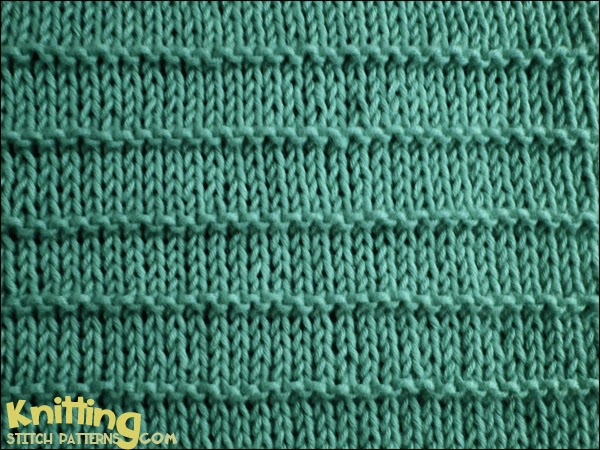 Garter Stitch Stripe Knitting Stitch Patterns