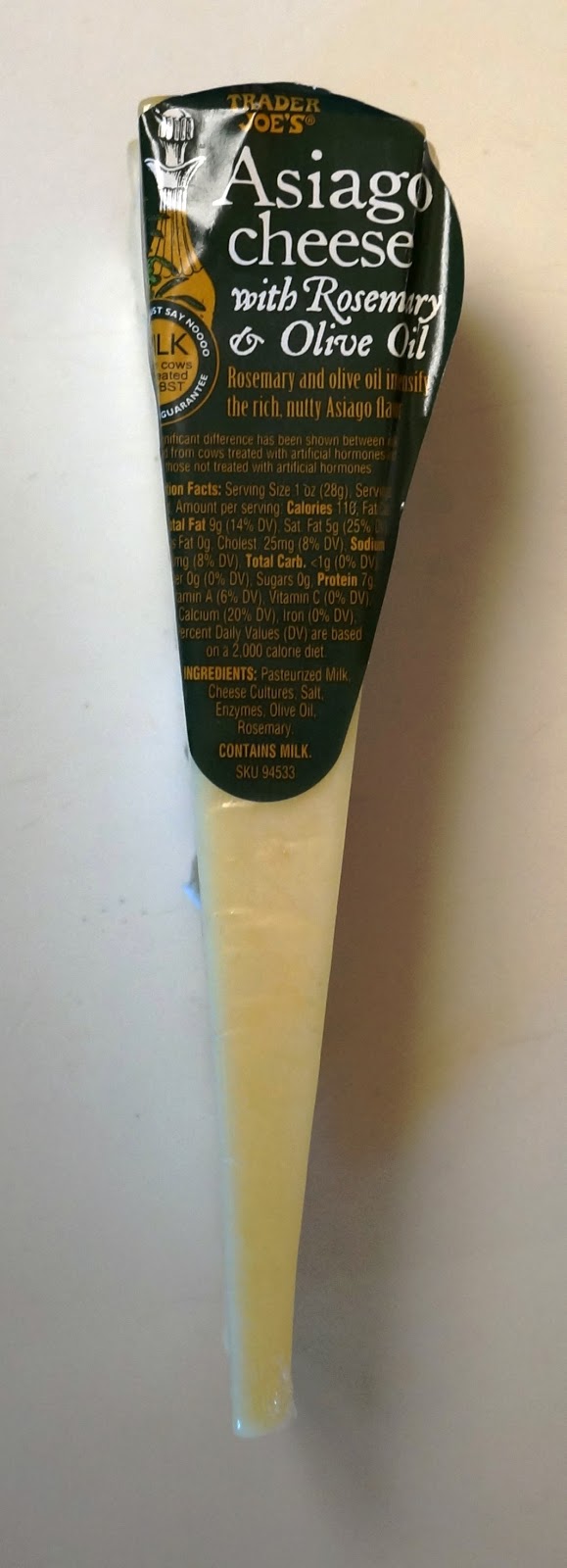 Exploring Trader Joe's Trader Joe's Asiago Cheese With Rosemary