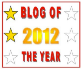 Blog Of The Year 2012 Award