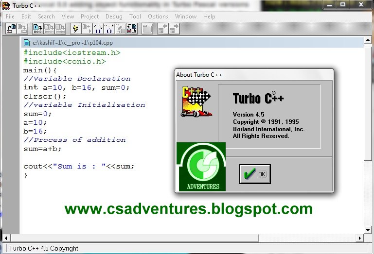 Turbo C Programs Games