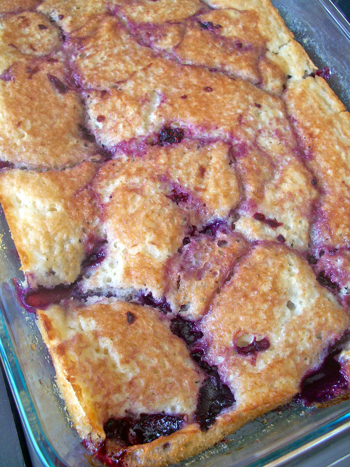 Brooke Bakes Blackberry Peach Cobbler