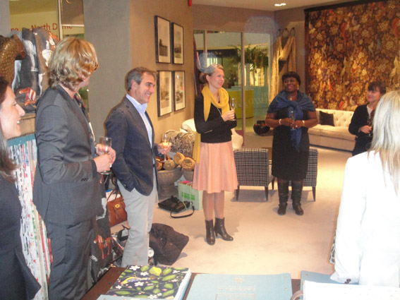 LIZZO FABRIC EDITOR: SANDBERG TEAM VISIT OUR SHOWROOM IN LONDON