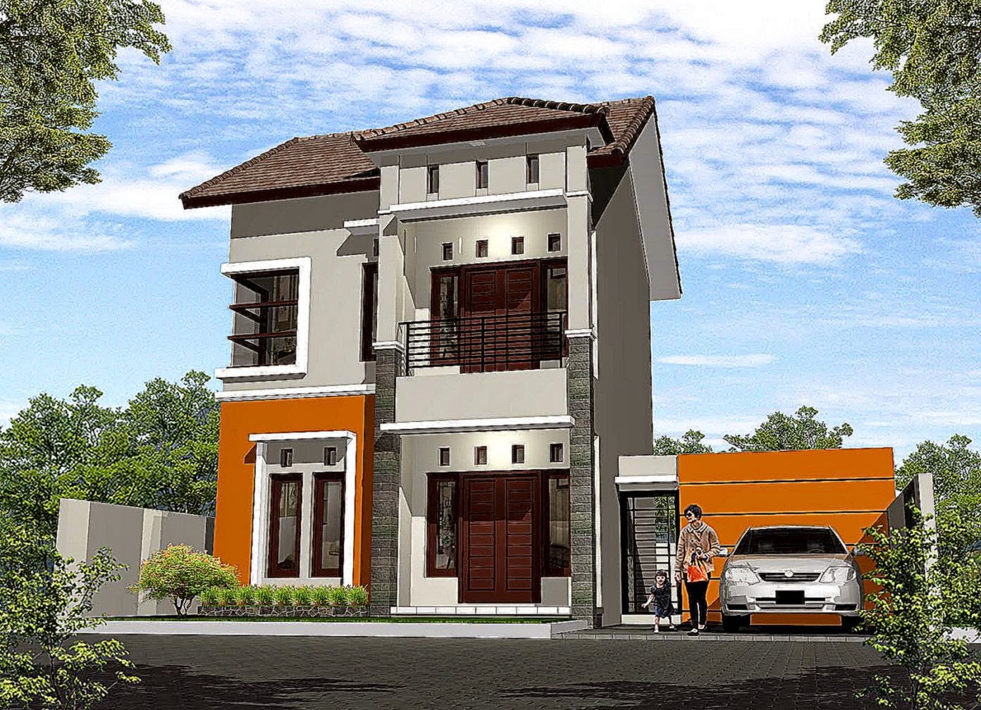 Rumah Lantai 2 Minimalis | Design Rumah Minimalis