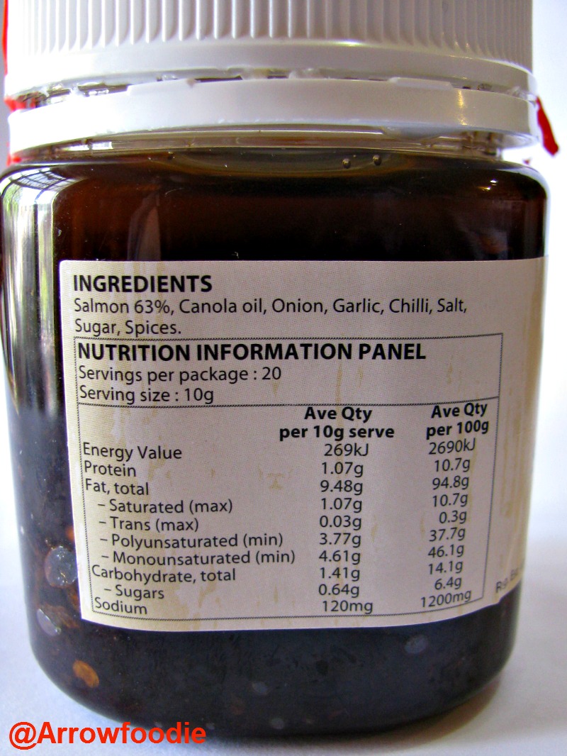Arrow Foodie Salmon XO Sauce