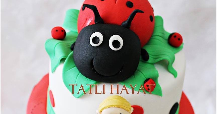 TATLI HAYAT PASTA TASARIM UĞUR BÖCEKLİ PASTA