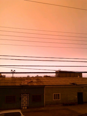 Fotos de cielo en Iquique. Tormenta de Arena