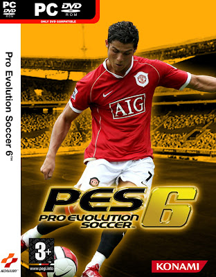 Cover PES 6, logo PES 6, Download game cho PC