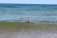 Swimming at White Horse beach
