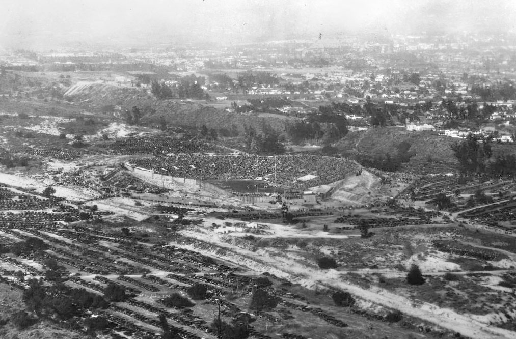 Remember the Rose Bowl The 1927 Rose Bowl from the Air