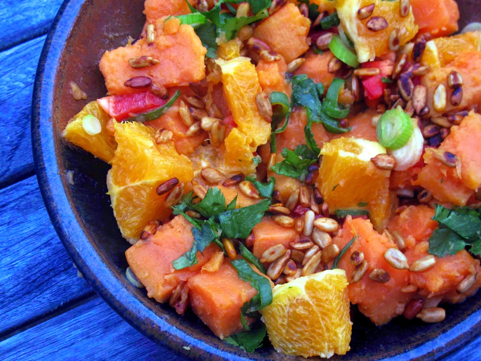 Shoot and Eat Spicy Kumara Salad