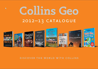 Front cover of new Collins Geo Catalogue 2012-13
