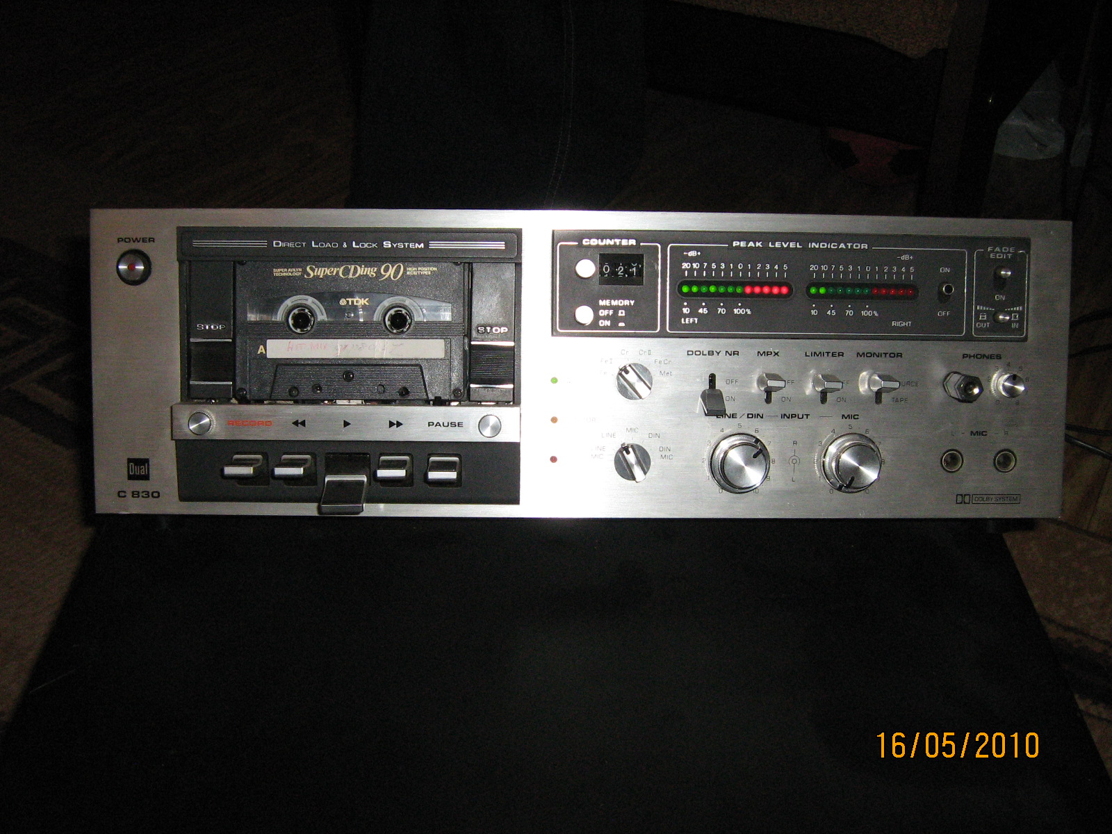 Dual C830 Stereo Cassette Deck AudioBaza