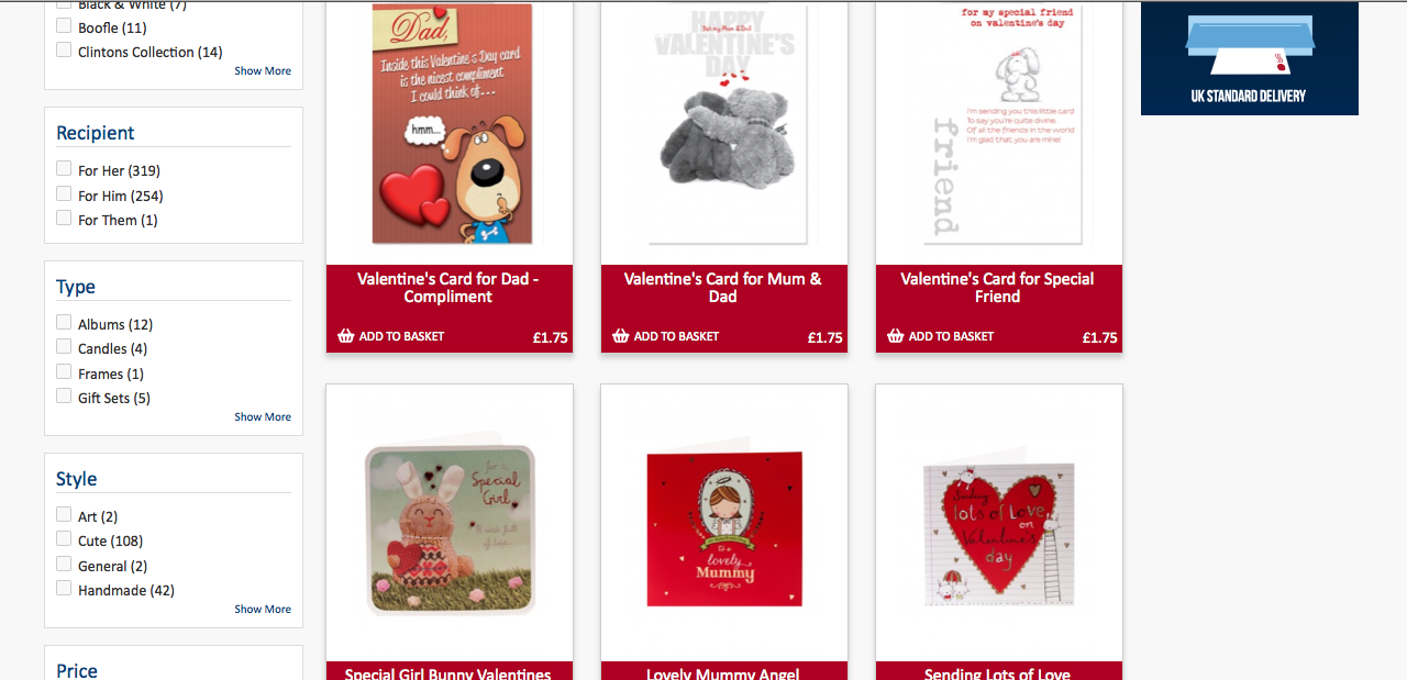 Design Context Greeting Card sites