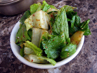 House Romaine Salad at Bann Restaurant in New York, NY - Photo by Taste As You Go