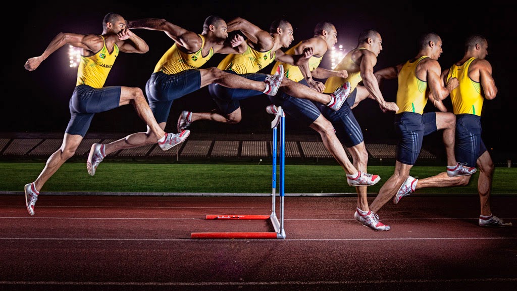 What are the optimal biomechanics of a hurdle?