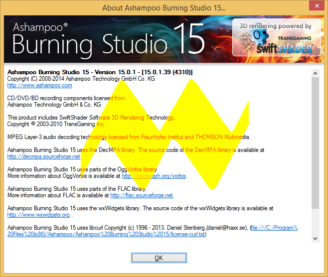 Ashampoo Burning Studio 15.0.1