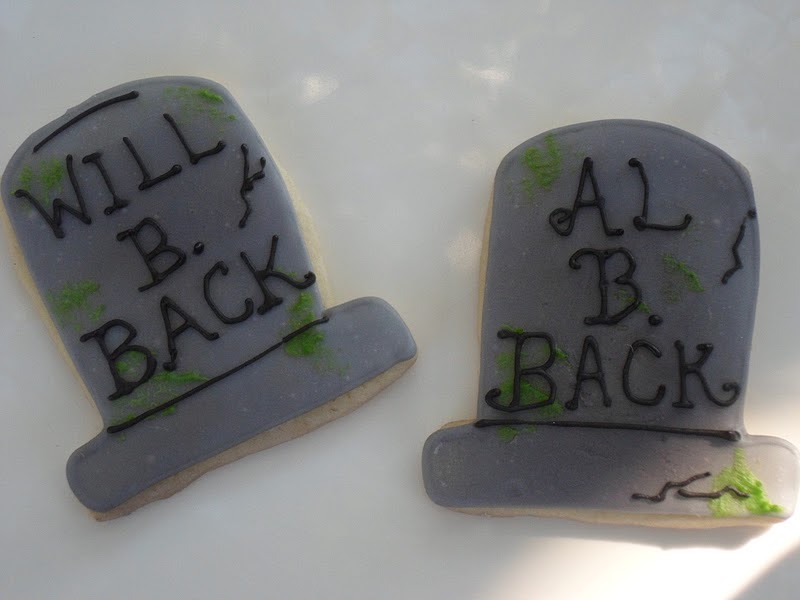 the enchanted oven: Tombstone cookies