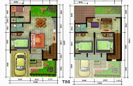 Konsep Terbaru 37+ Denah Rumah Minimalis 2 Kamar Type 36
