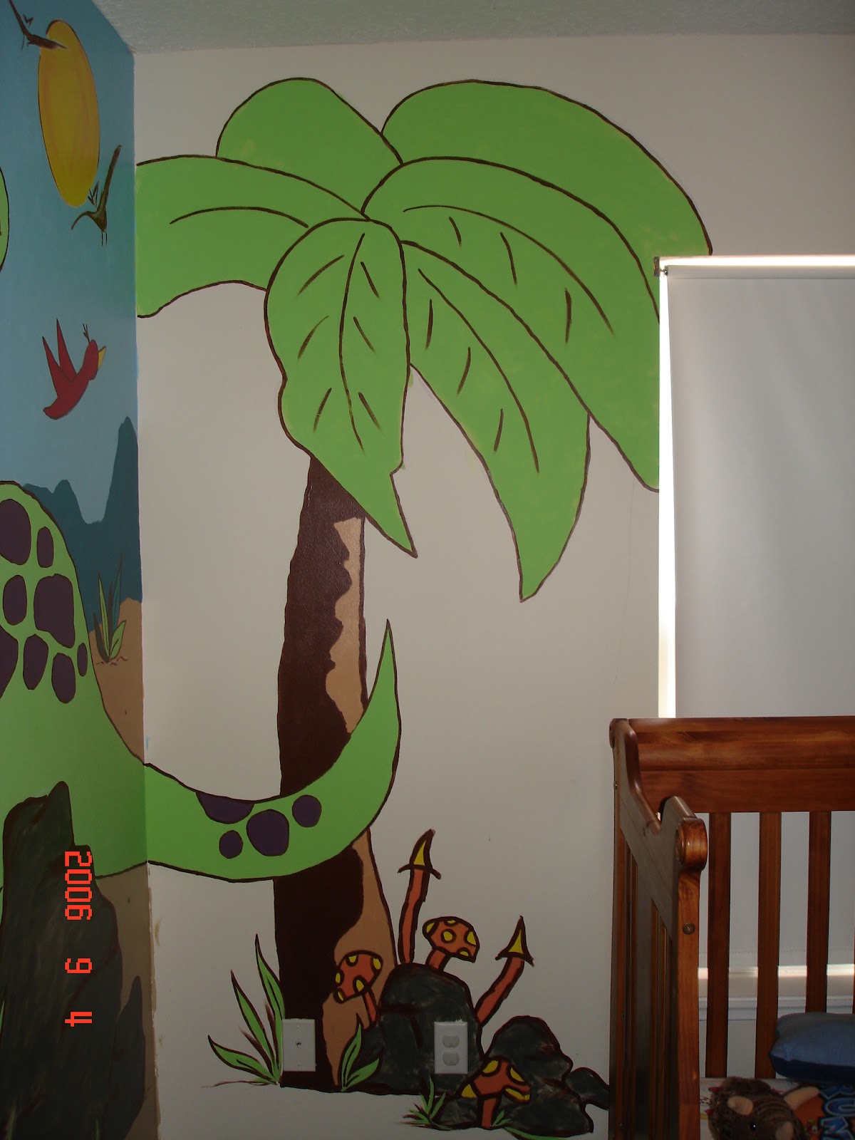 Luckii Arts: Dinosaur Mural