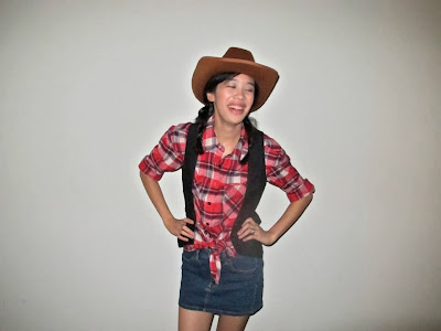 Alexa cowgirl Halloween 2013